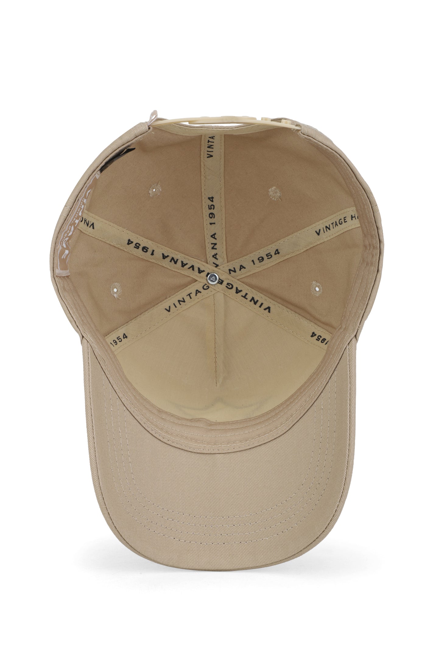 Vintage Havana Trucker Hat for Women & Men – Khaki & Brown Adjustable Cap – Embroidered Star