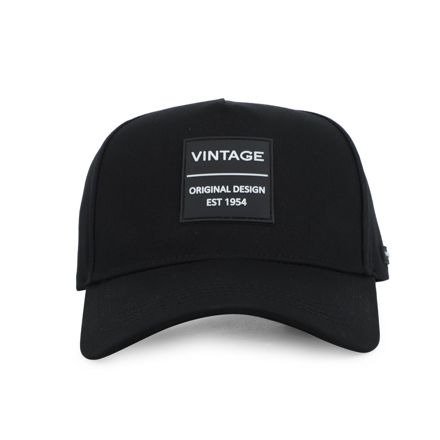 Vintage Havana Trucker Hat for Men & Women – Black Adjustable Cap – Vintage Logo Patch