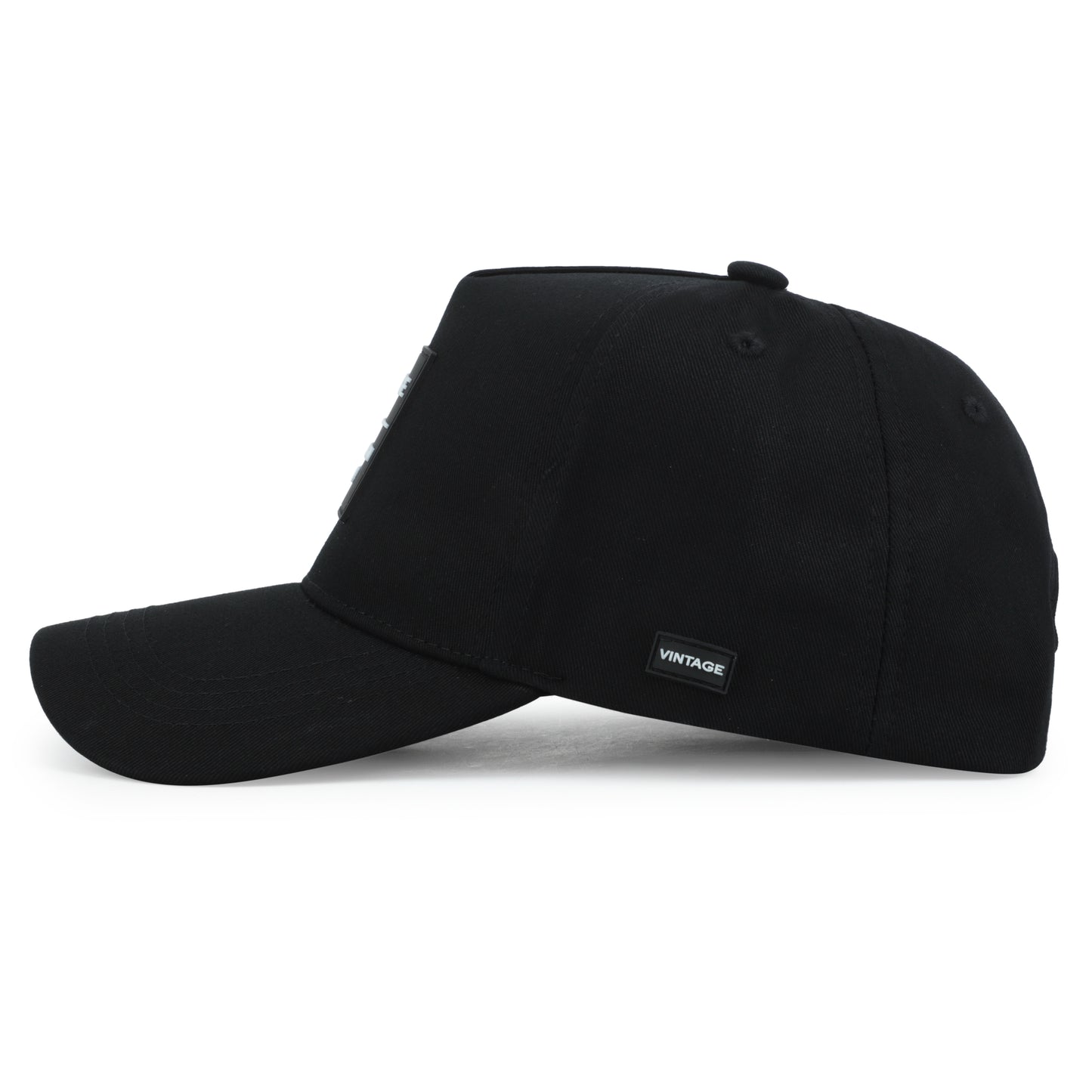 Vintage Havana Trucker Hat for Men & Women – Black Adjustable Cap – Vintage Logo Patch