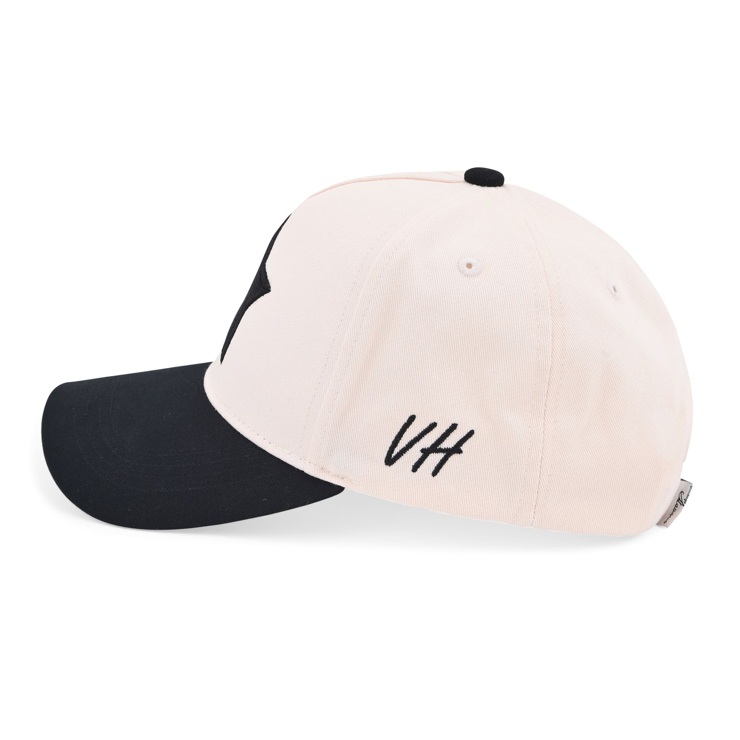 Vintage Havana Trucker Hat for Women & Men – Black & Tan Adjustable Cap – Embroidered Pony Hair Star