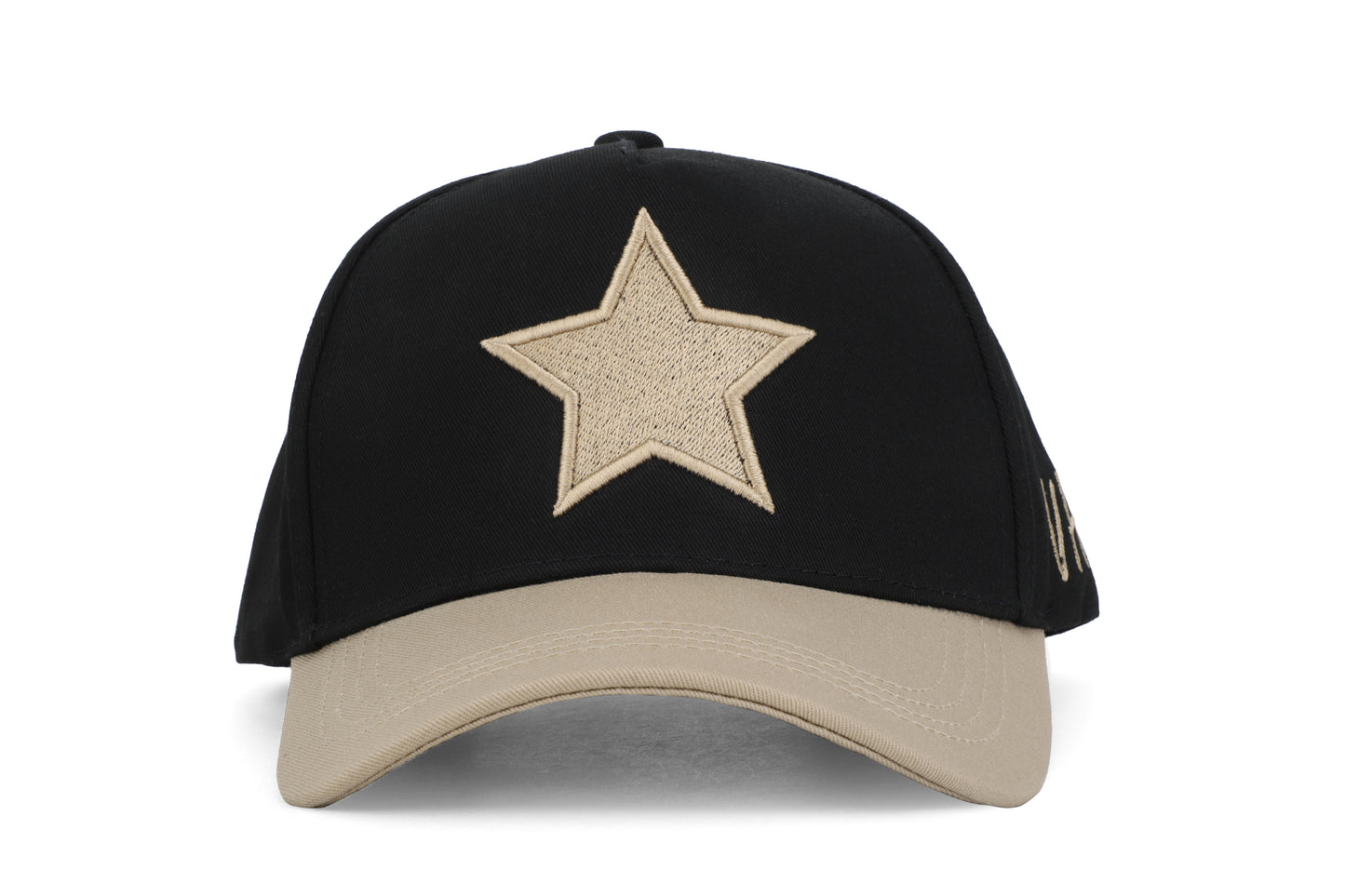 Vintage Havana Trucker Hat for Women & Men – Black & Khaki Adjustable Cap – Embroidered Star