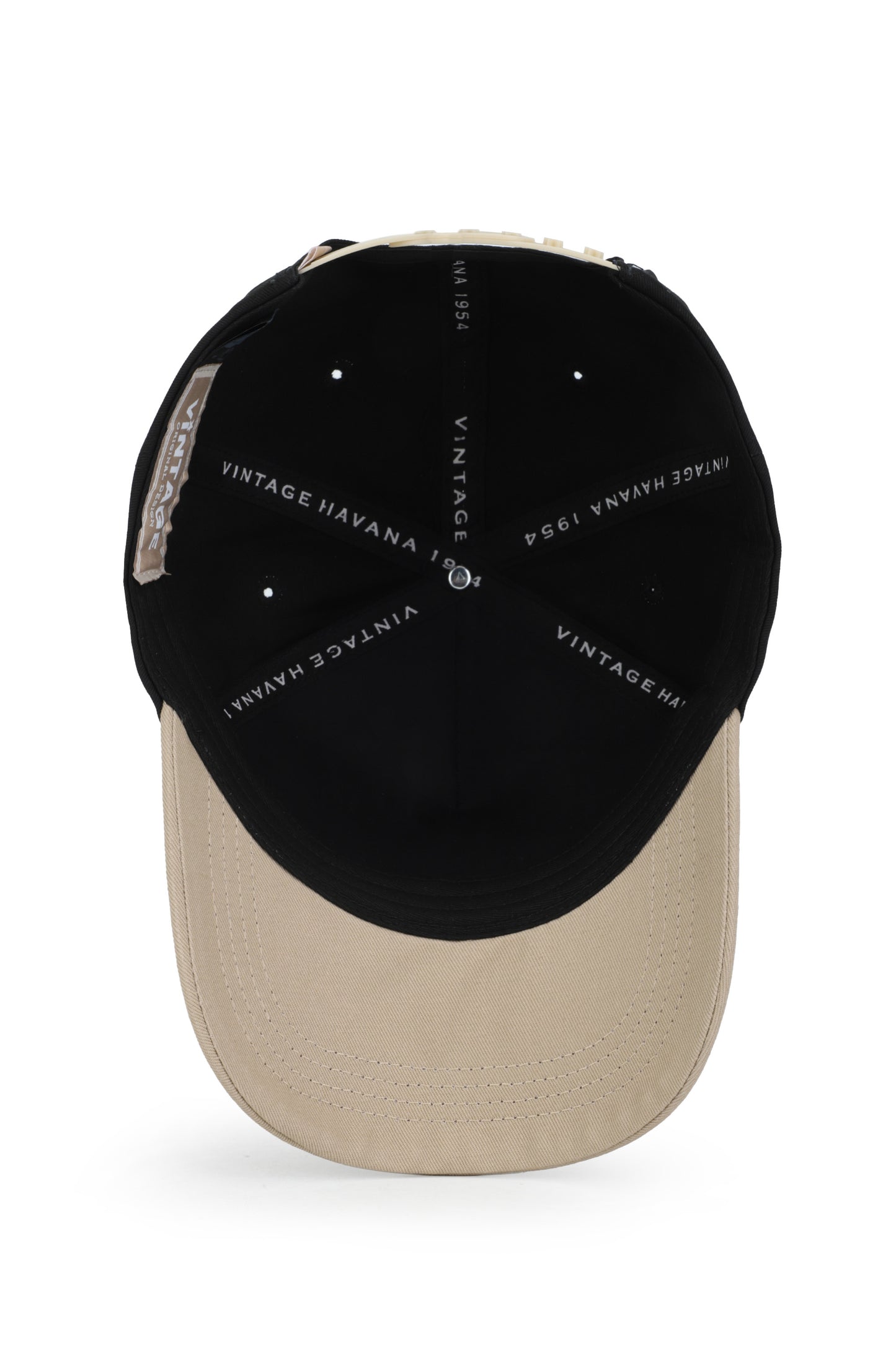 Vintage Havana Trucker Hat for Women & Men – Black & Khaki Adjustable Cap – Embroidered Star