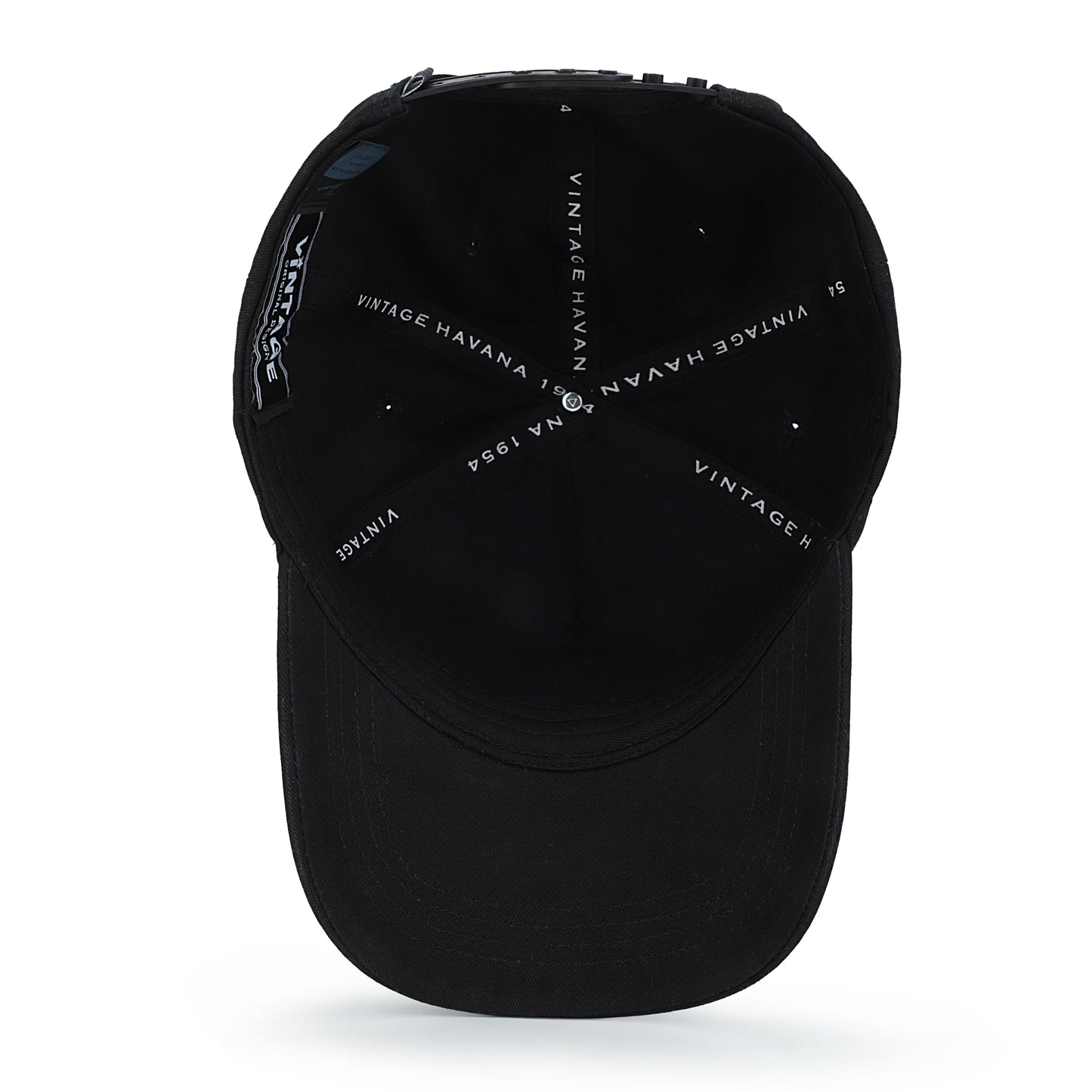 Vintage Havana Trucker Hat for Women  – Black Adjustable Cap – Pearl Star