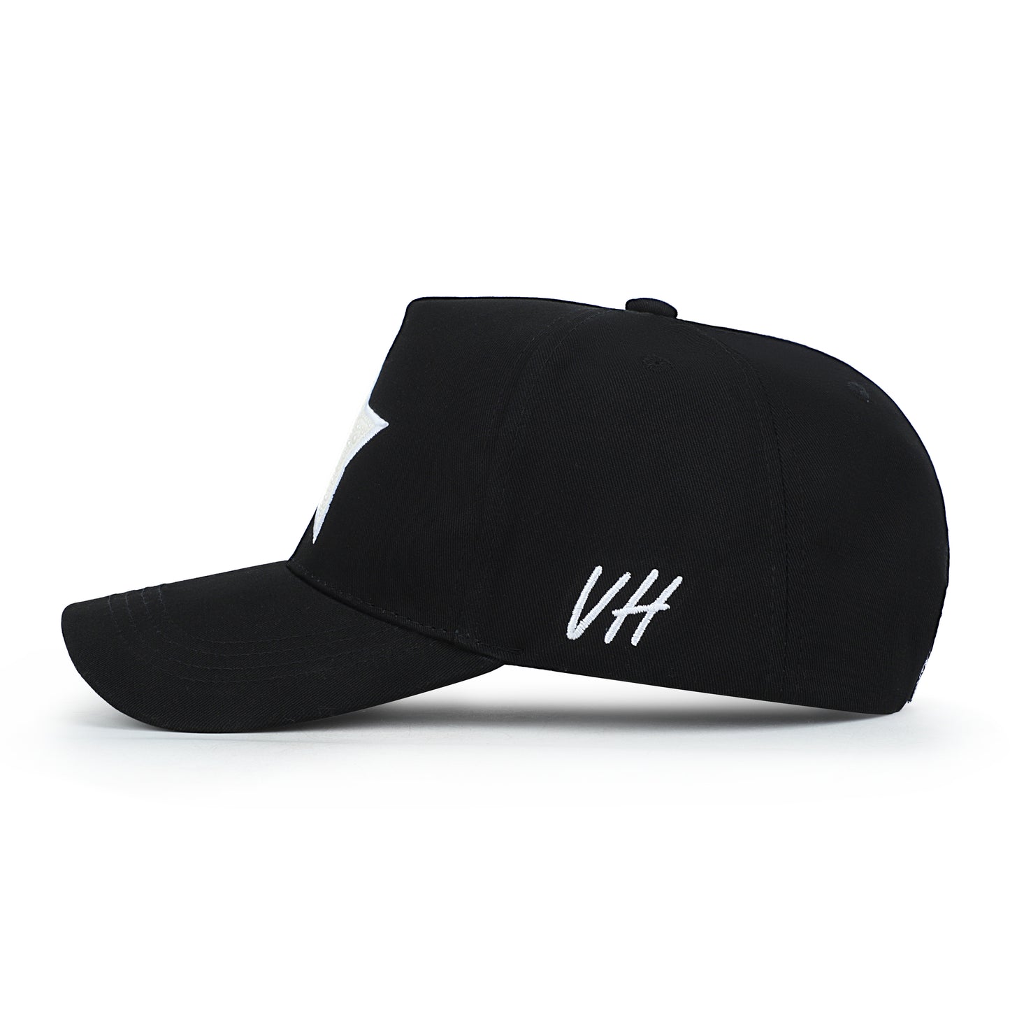 Vintage Havana Trucker Hat for Women  – Black Adjustable Cap – Pearl Star