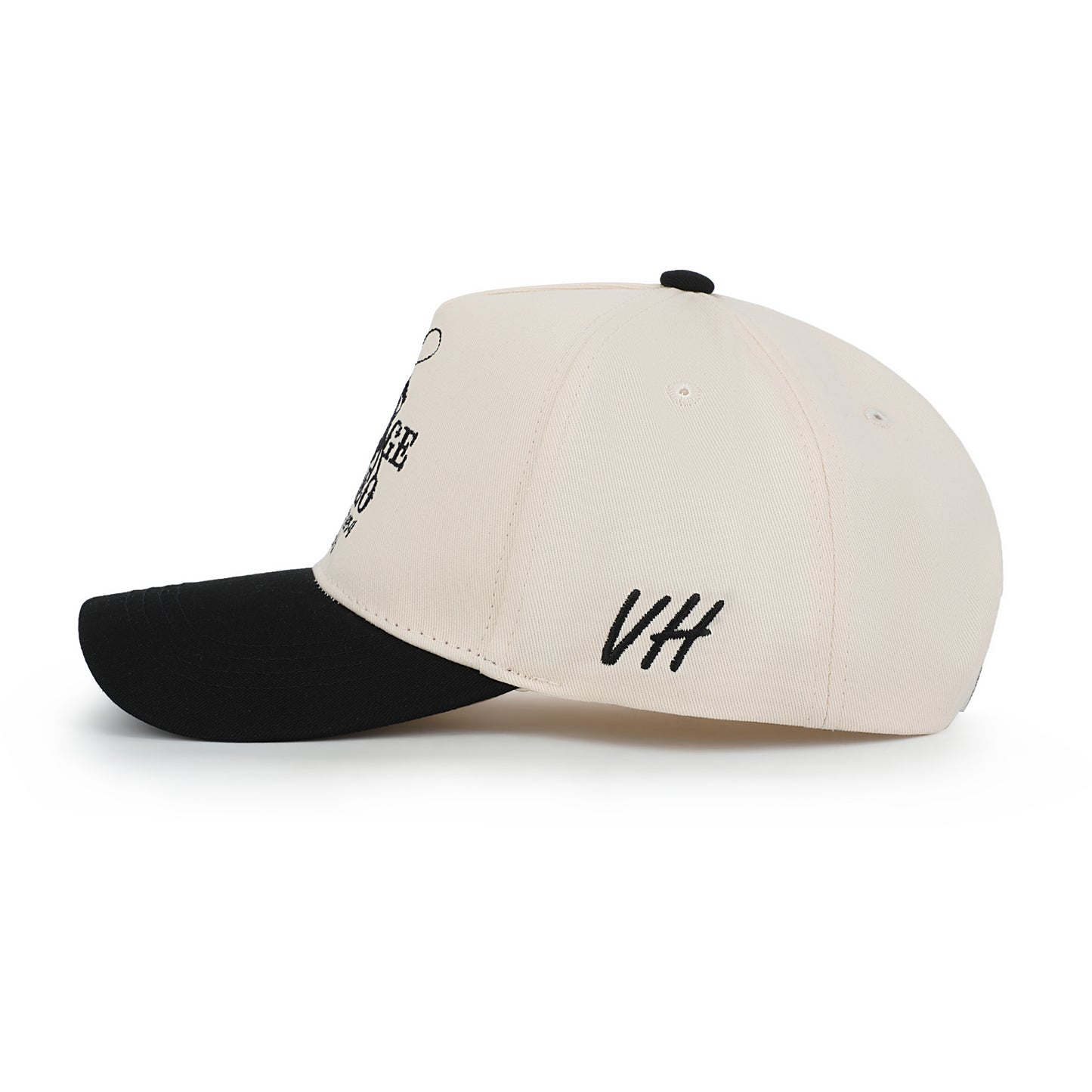 Vintage Havana Trucker Hat for Women & Men – Black & Tan Adjustable Cap – Embroidered "Vintage Rodeo"