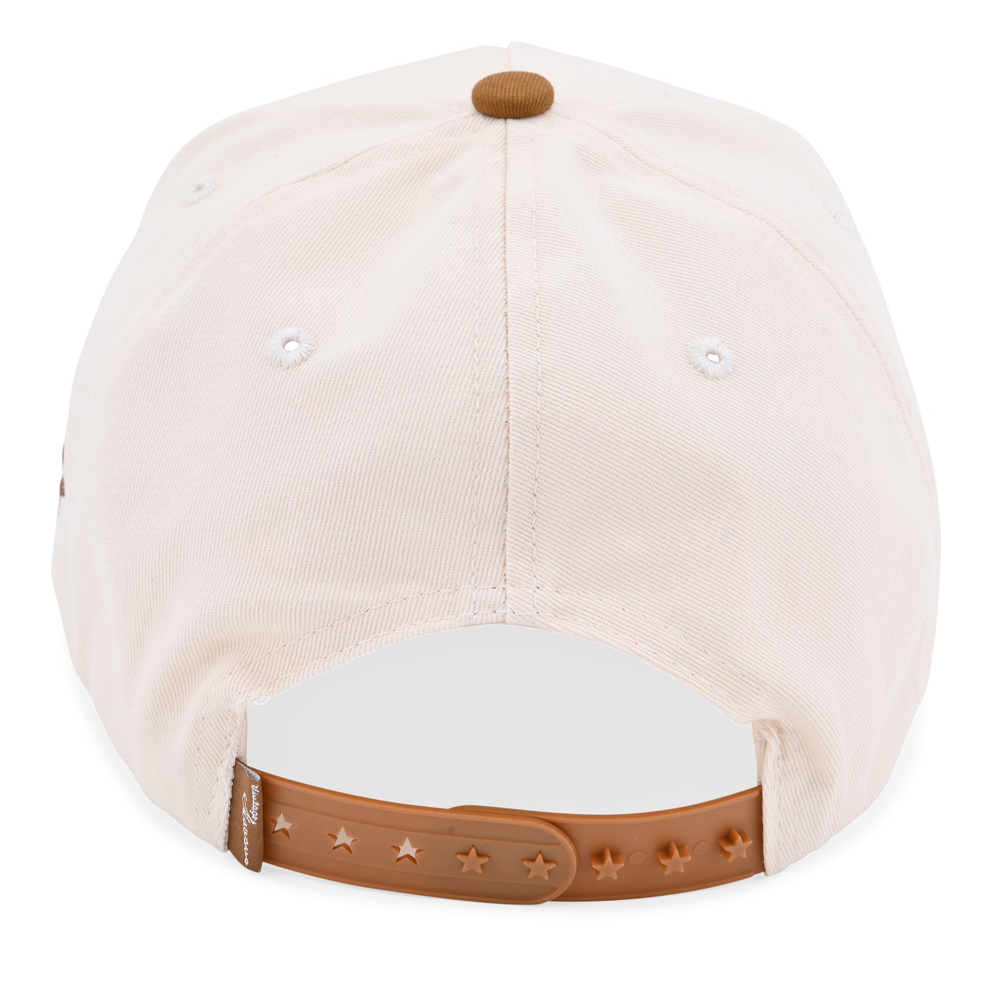 Vintage Havana Trucker Hat for Women & Men – Brown & Cream Adjustable Cap – Embroidered Star